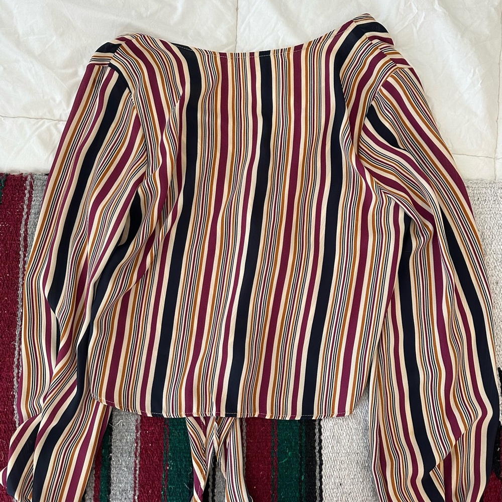 Hiatus striped tie top, size S - Picture 4 of 4